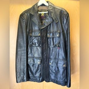 Belstaff Leather Jacket XXL
